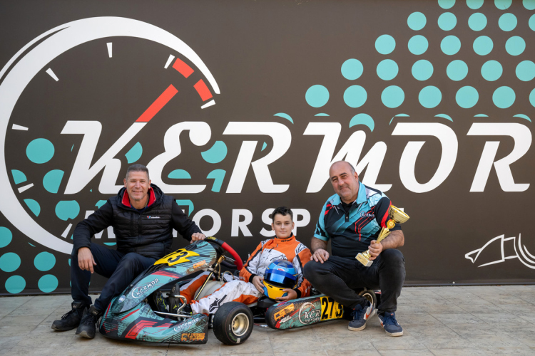 Manzák Martin az MNASz Gokart Kupa Junior győztese 2025-ben.